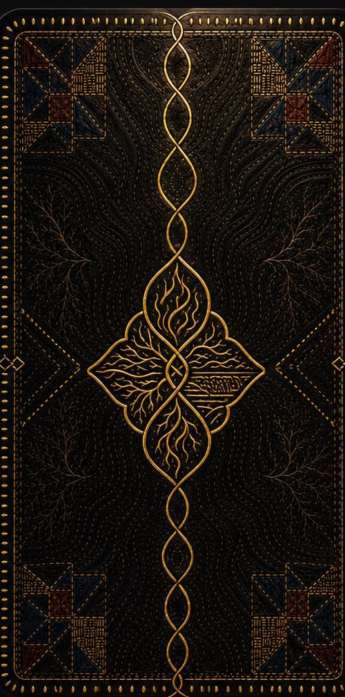 The Unbroken Cloth card back design